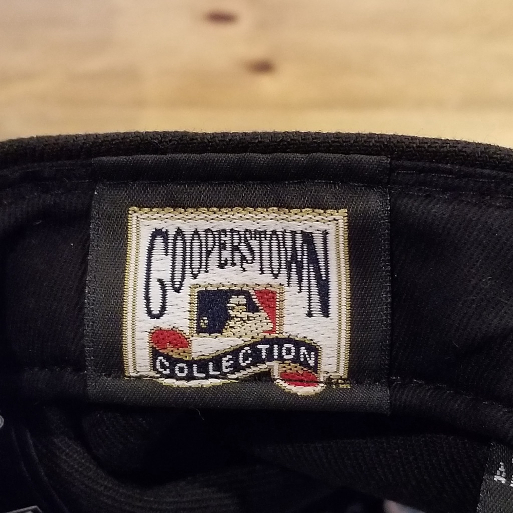Los Angeles Dodgers Hat New Era 7 1/8 Fitted Black Brown Corduroy Bill All Star - Picture 11 of 12